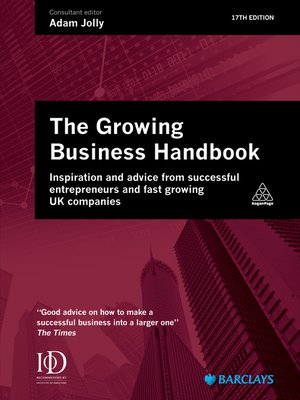 cover image of Growing Business Handbook